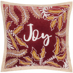 Winter Joy Embroide Cushion