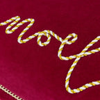 Winter Noel Applique Velvet Cushion