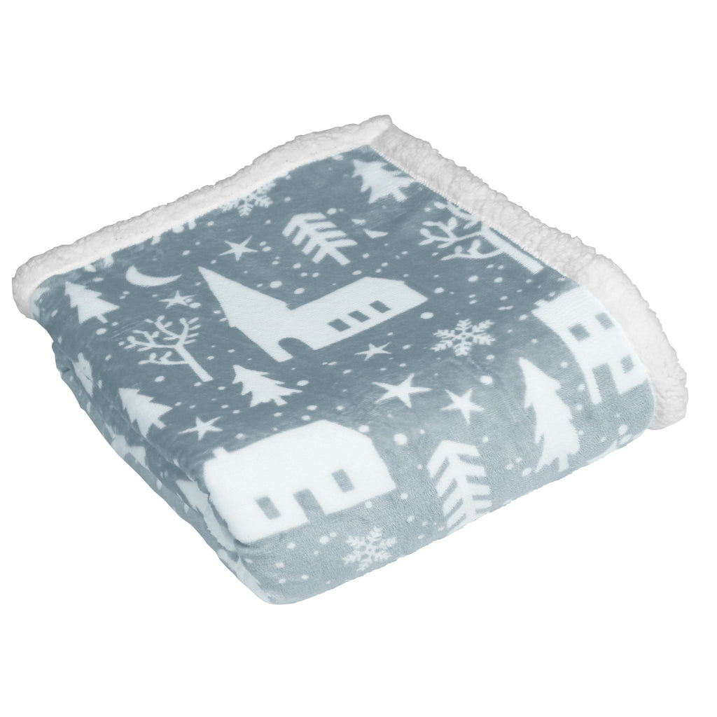 Winter Walk Fleece Throw