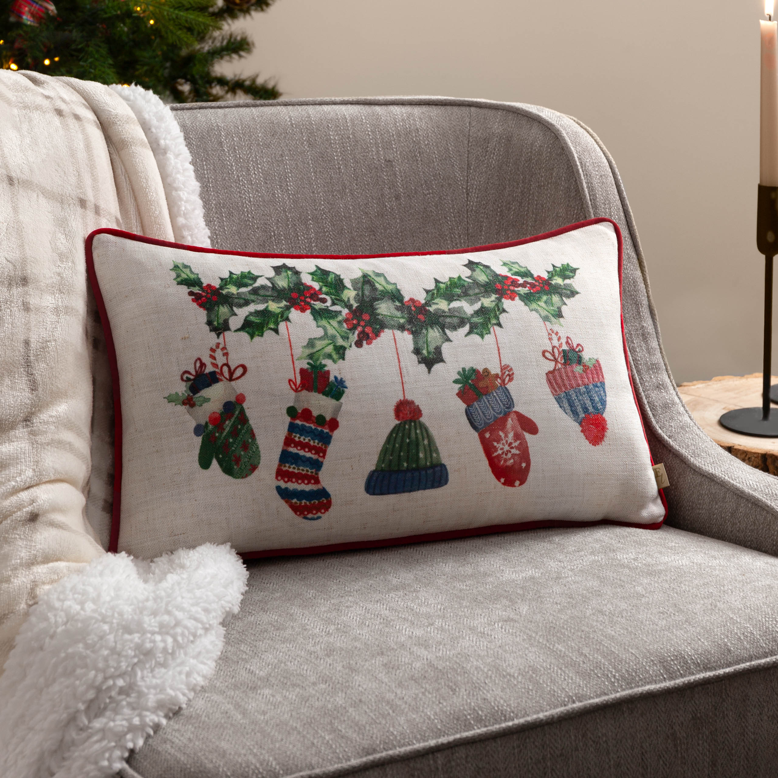 Winter Warmers Printed Cushion
