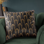 Wisteria Printed Velvet Cushion