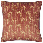 Wisteria Printed Velvet Cushion