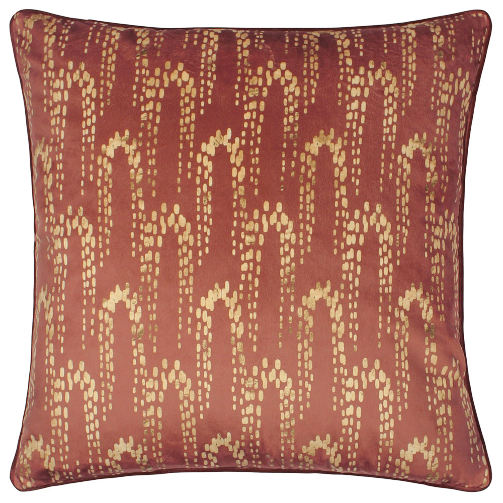 Wisteria Printed Velvet Cushion