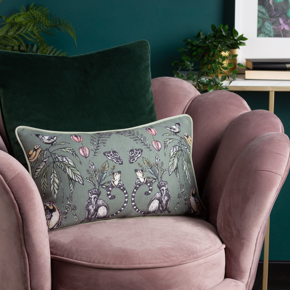 Wild Mirrored Creatures Cushion