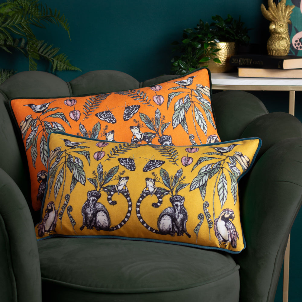 Wild Mirrored Creatures Cushion