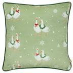 Winter Geese Printed Cushion