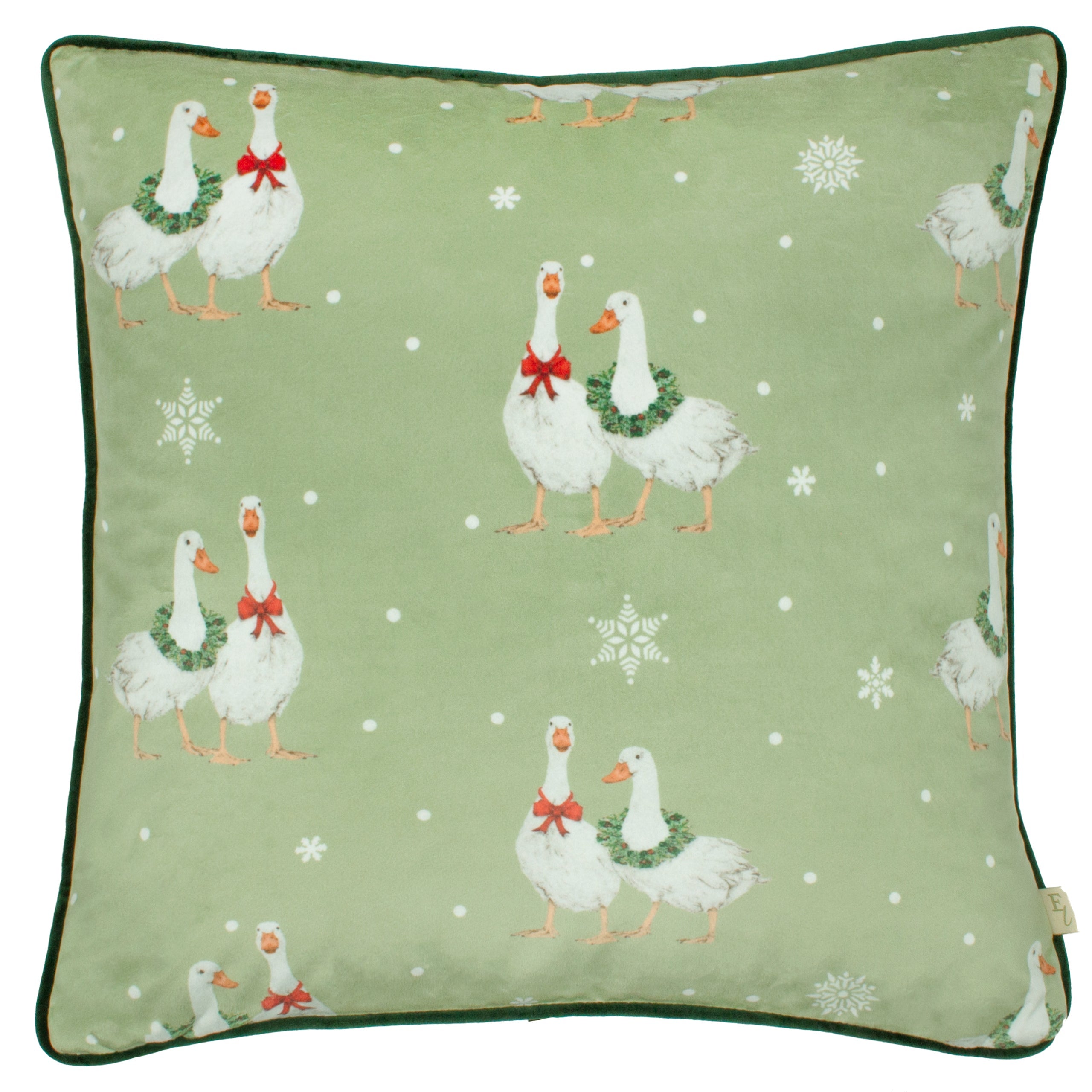 Winter Geese Printed Cushion