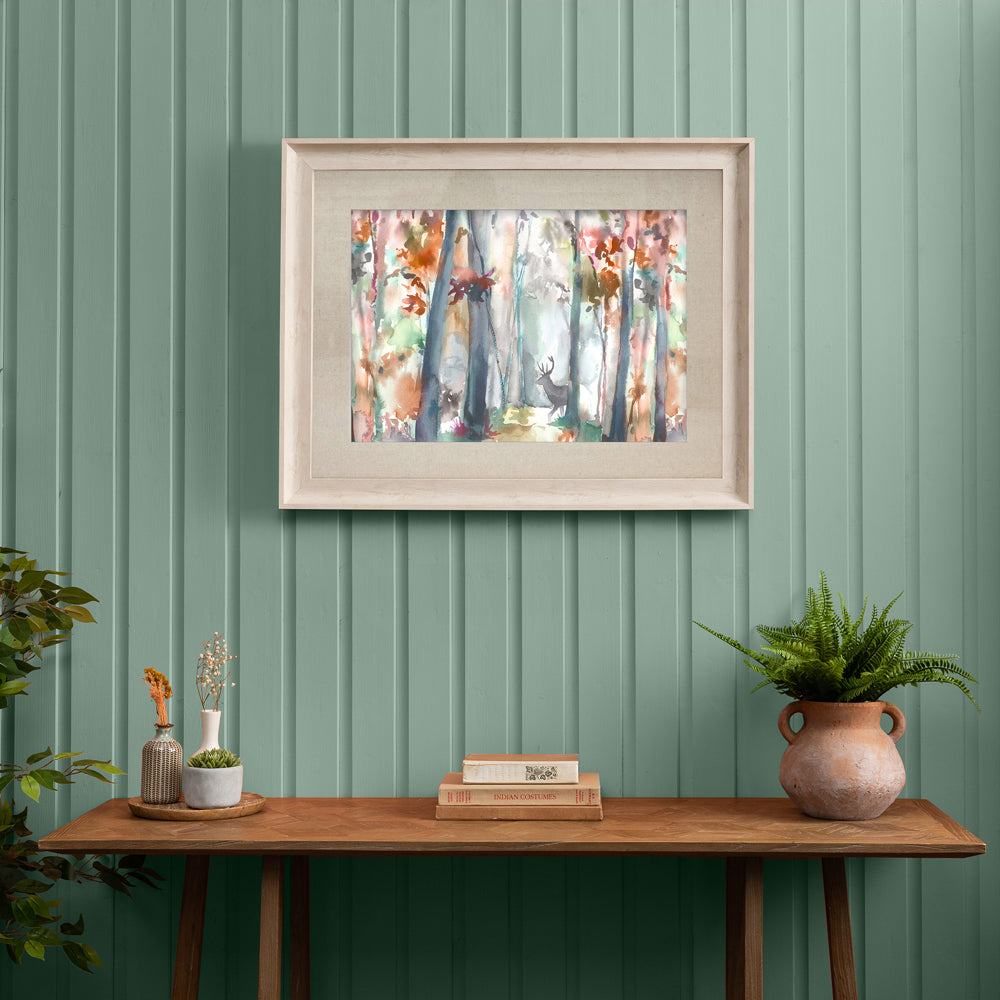 Woodland Stag Framed Print