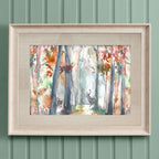 Woodland Stag Framed Print