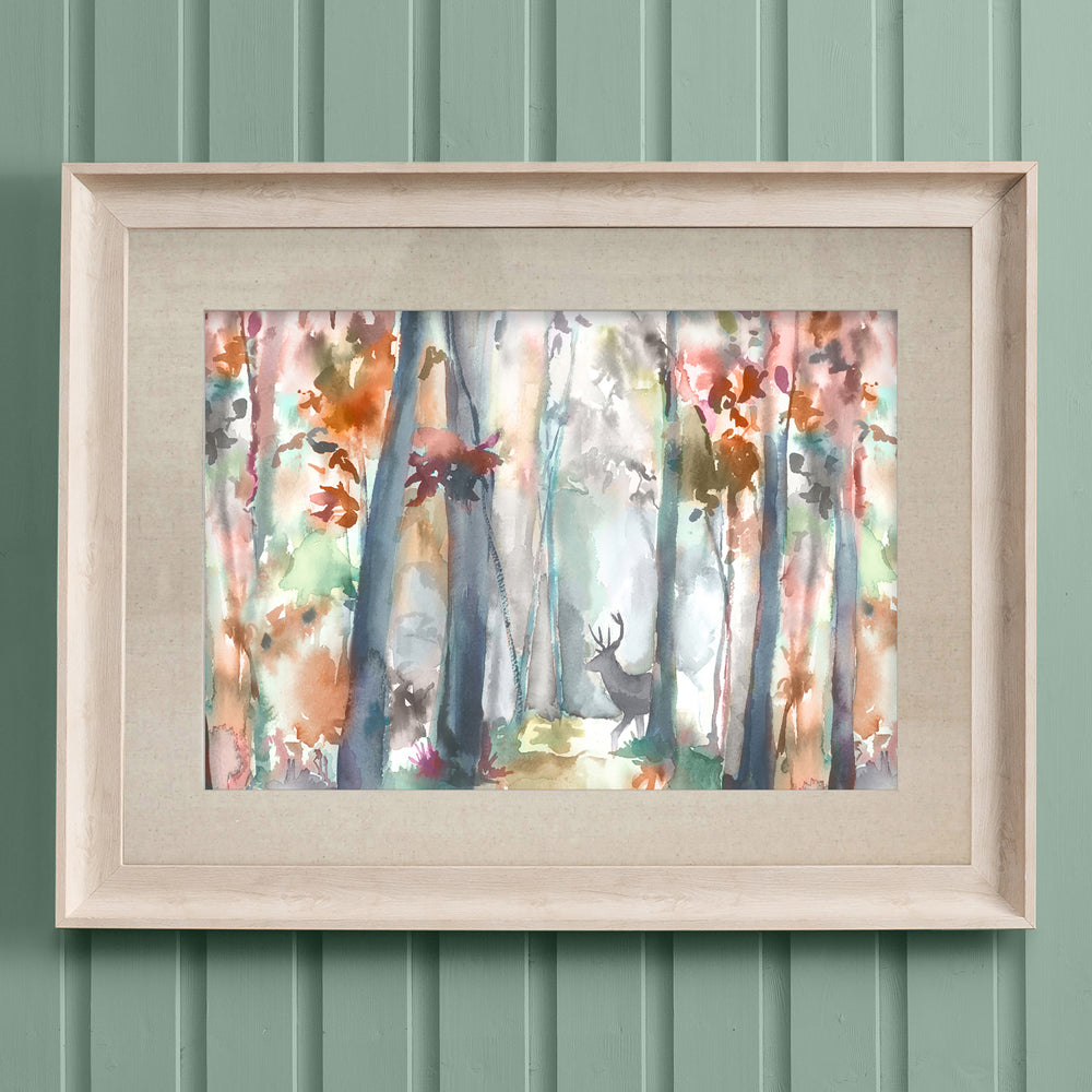 Woodland Stag Framed Print