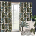 Woodlands Room Darkening Eyelet Curtains
