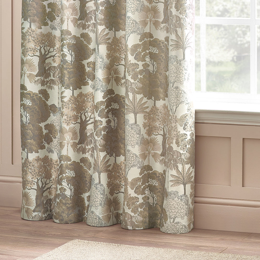 Woodlands Room Darkening Eyelet Curtains