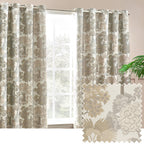 Woodlands Room Darkening Eyelet Curtains