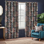 Woodlands Room Darkening Eyelet Curtains