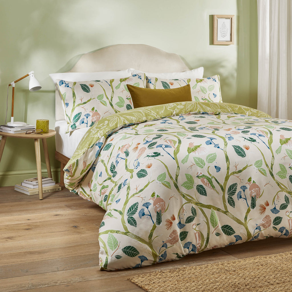 Woodlow Printed Soft Touch Duvet Cover Set