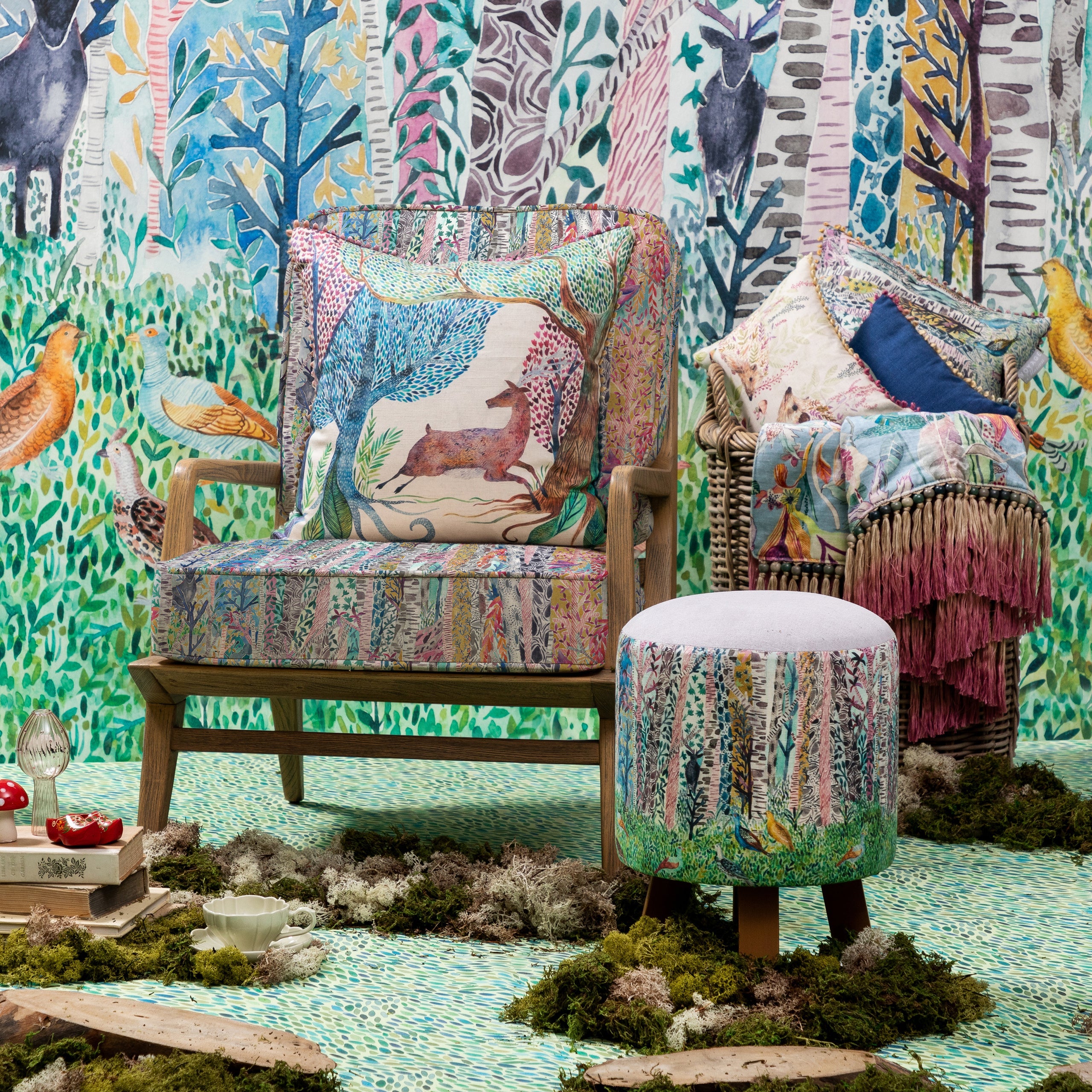 Woodland Tales Fabric Pattern