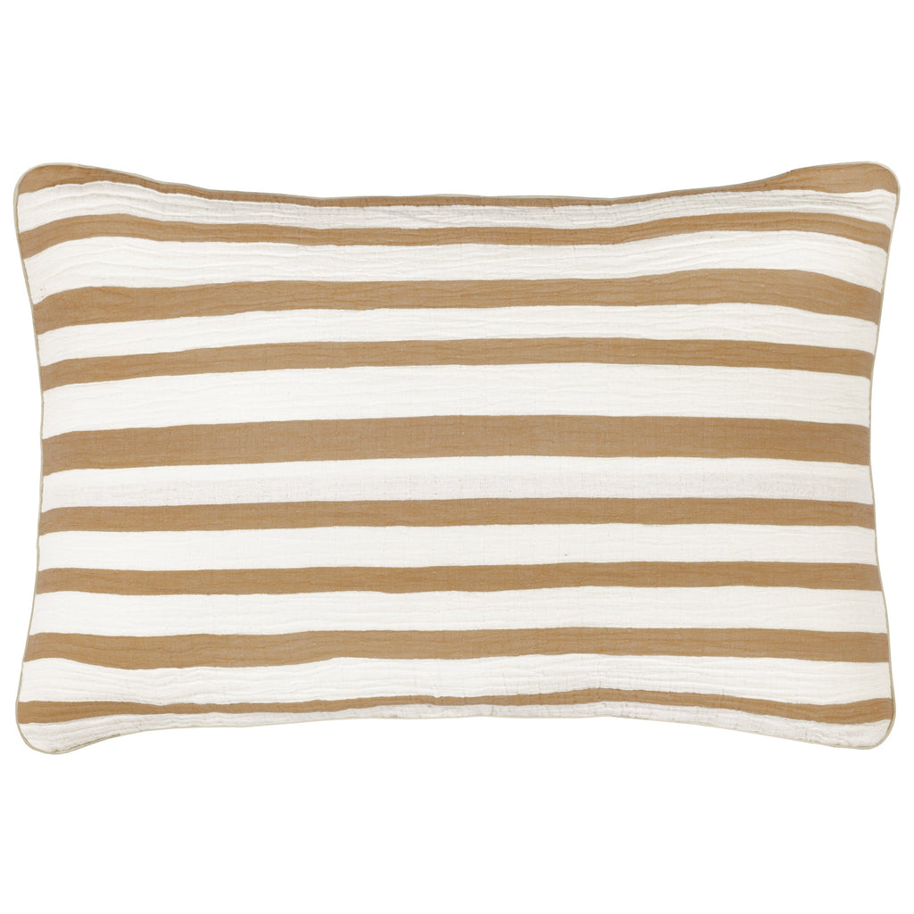 Woven Stripe Cotton Cushion