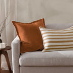 Woven Stripe Cotton Cushion