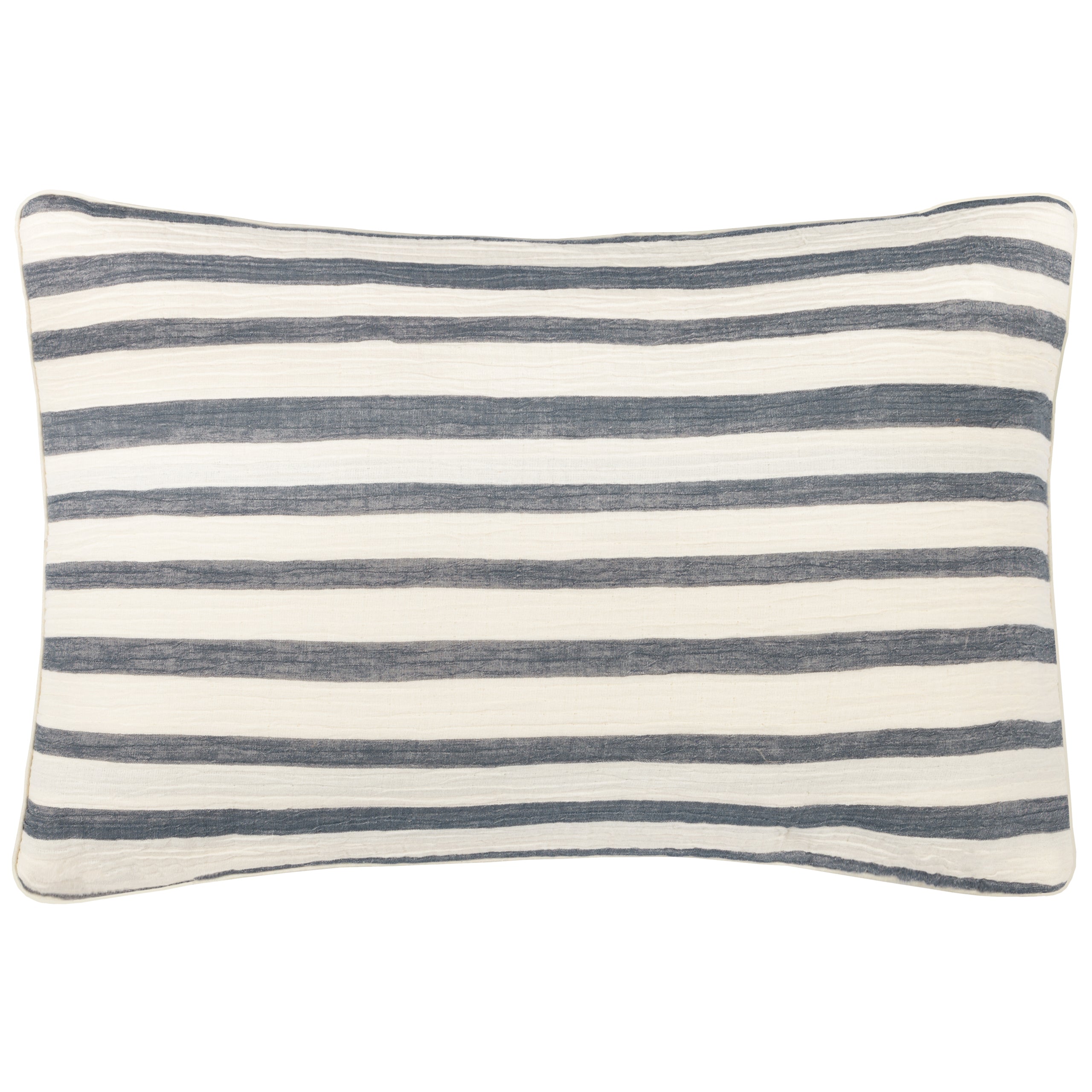 Woven Stripe Cotton Cushion