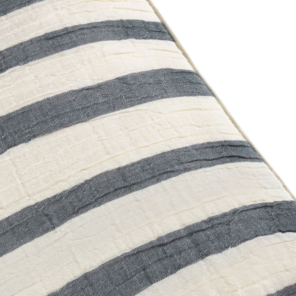 Woven Stripe Cotton Cushion