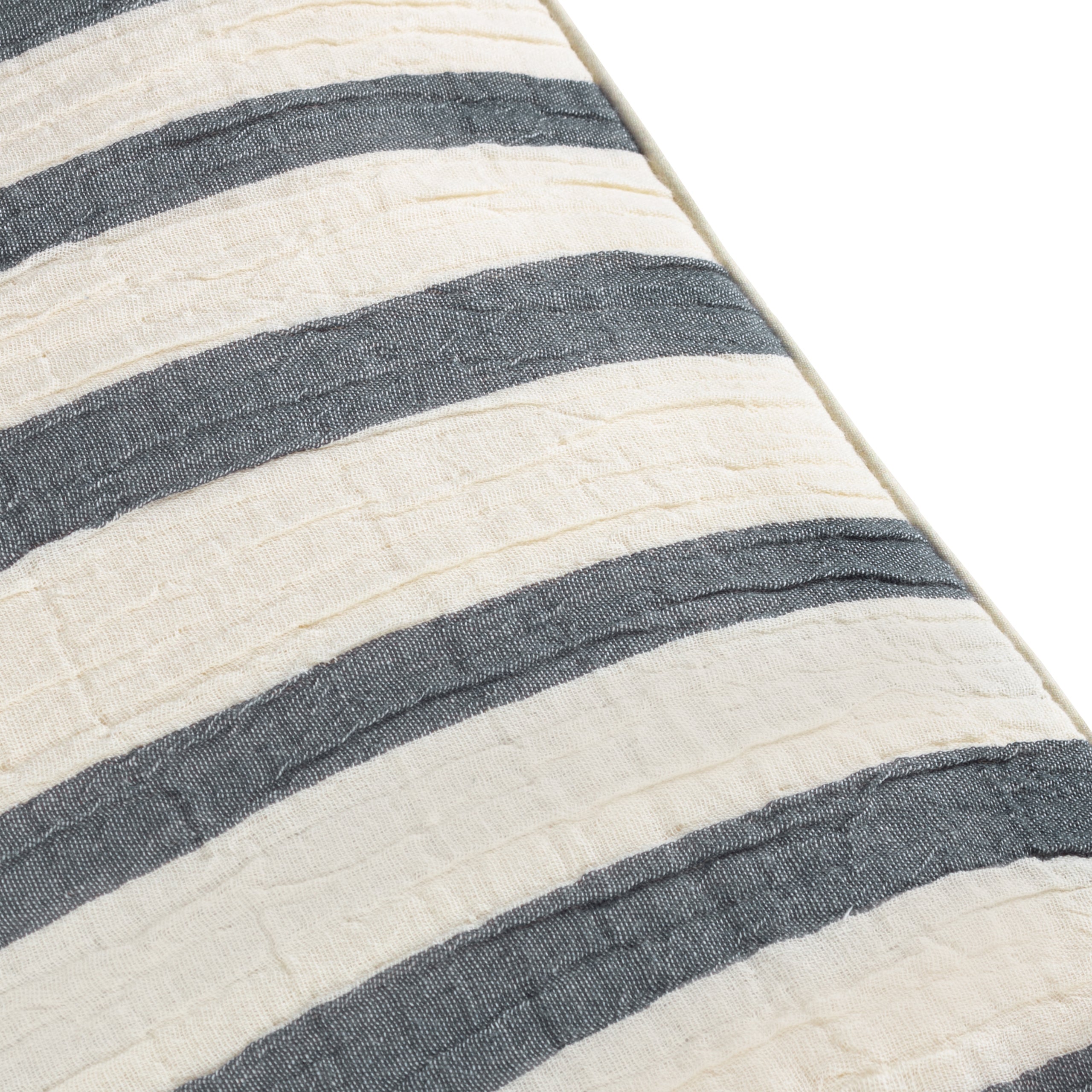 Woven Stripe Cotton Cushion