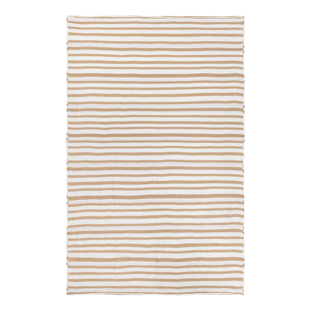 Woven Stripe 100% Cotton Bedspread