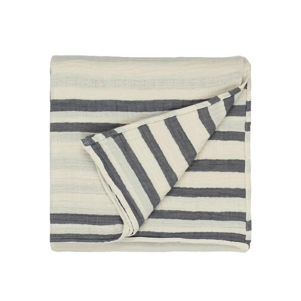 Woven Stripe 100% Cotton Bedspread