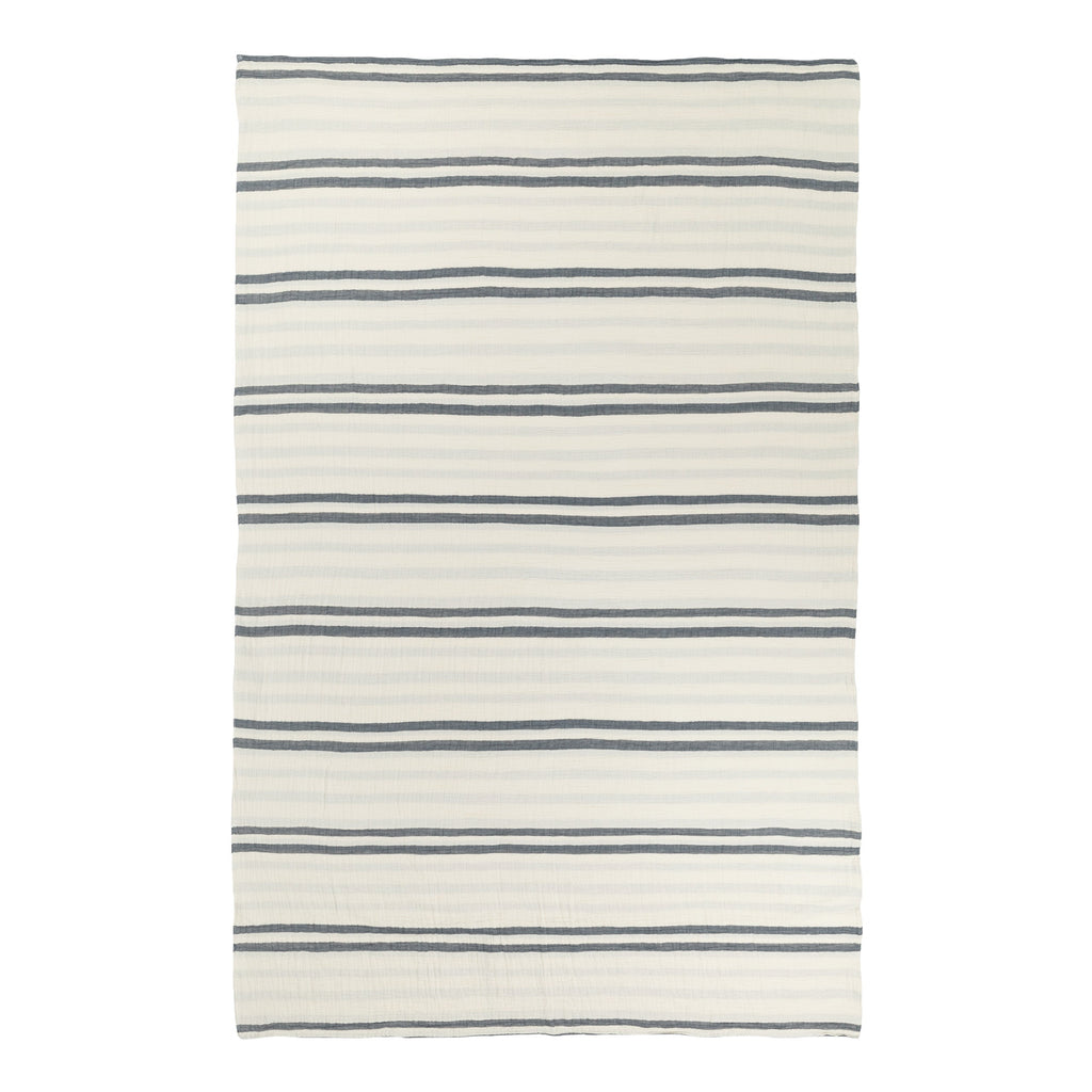 Woven Stripe 100% Cotton Bedspread