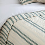 Woven Stripe 100% Cotton Bedspread