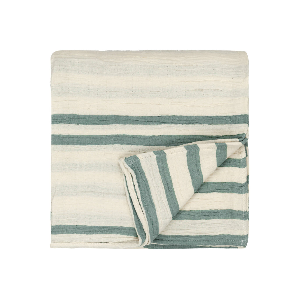 Woven Stripe 100% Cotton Bedspread