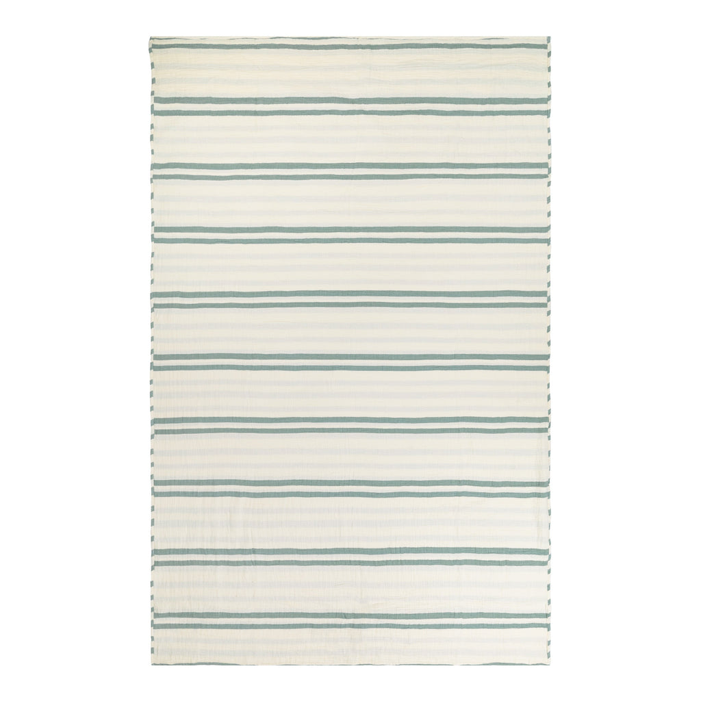 Woven Stripe 100% Cotton Bedspread