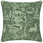 Winter Woods Animal Chenille Cushion