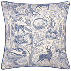 Winter Woods Animal Chenille Cushion