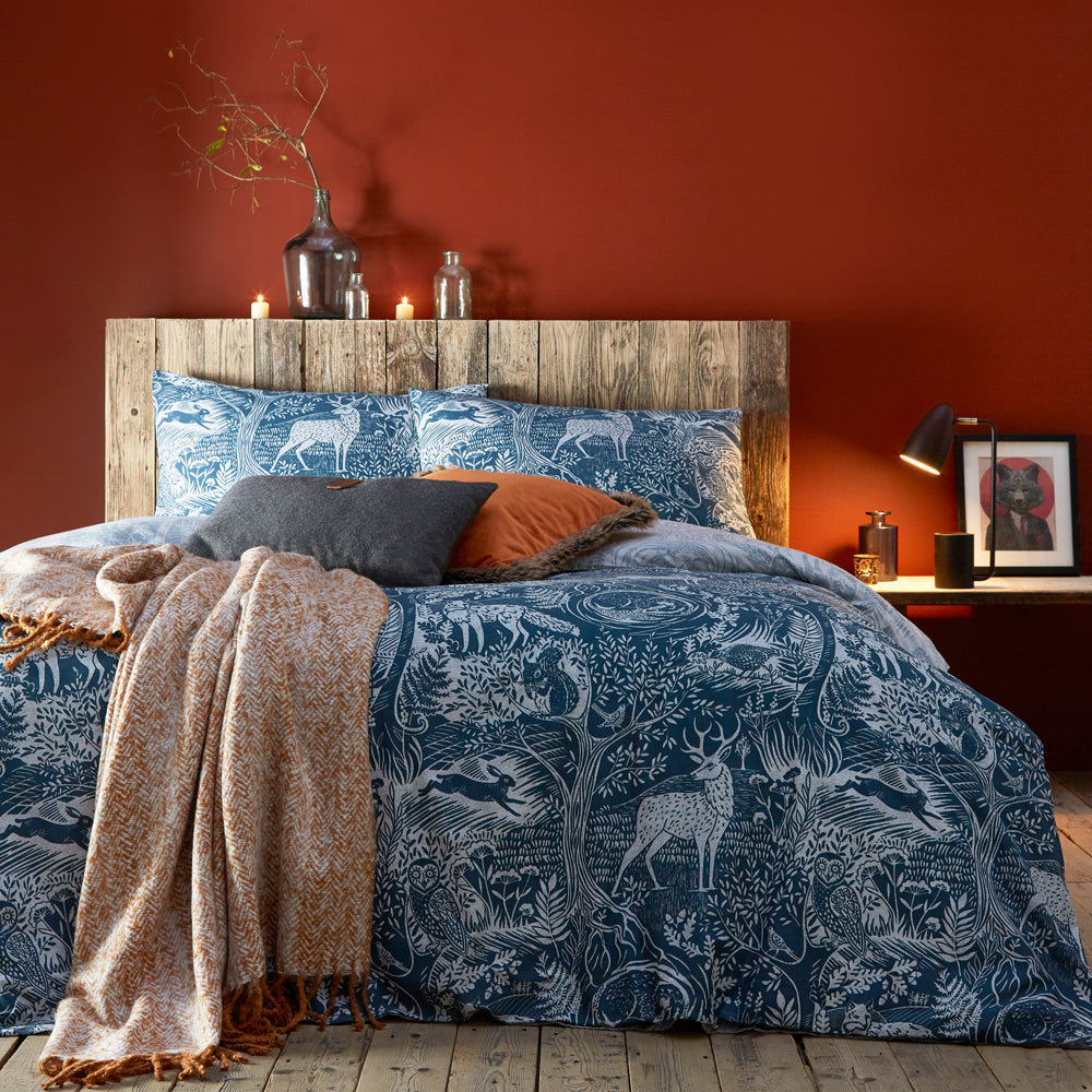 Winter Woods Animal Duvet Cover Set