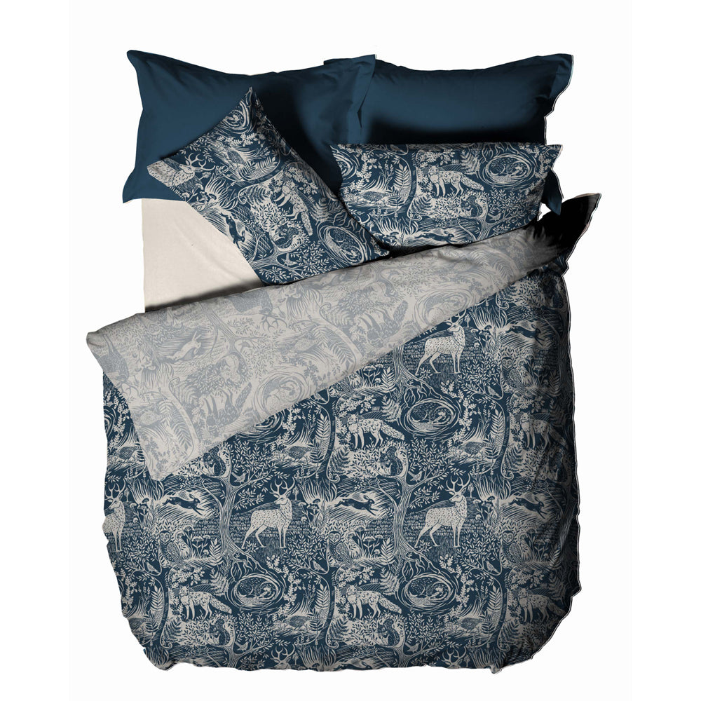 Winter Woods Animal Duvet Cover Set