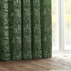 Winter Woods Animal Chenille Eyelet Curtains