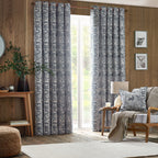 Winter Woods Animal Chenille Eyelet Curtains