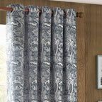 Winter Woods Animal Chenille Eyelet Curtains