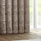 Winter Woods Animal Chenille Eyelet Curtains