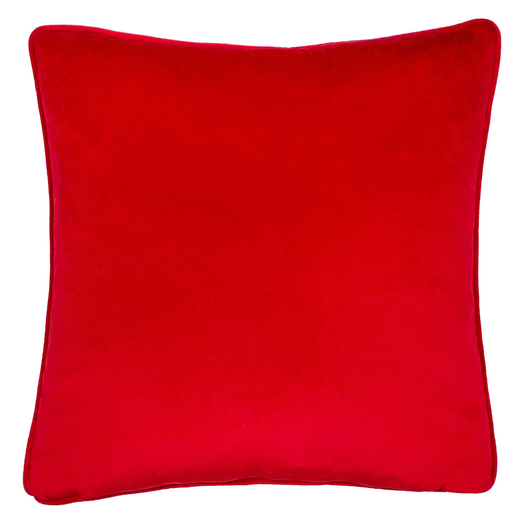 Christmas Dog Wreath Printed Cushion