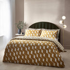 Zabine Abstract Cotton Rich Reversible Duvet Cover Set