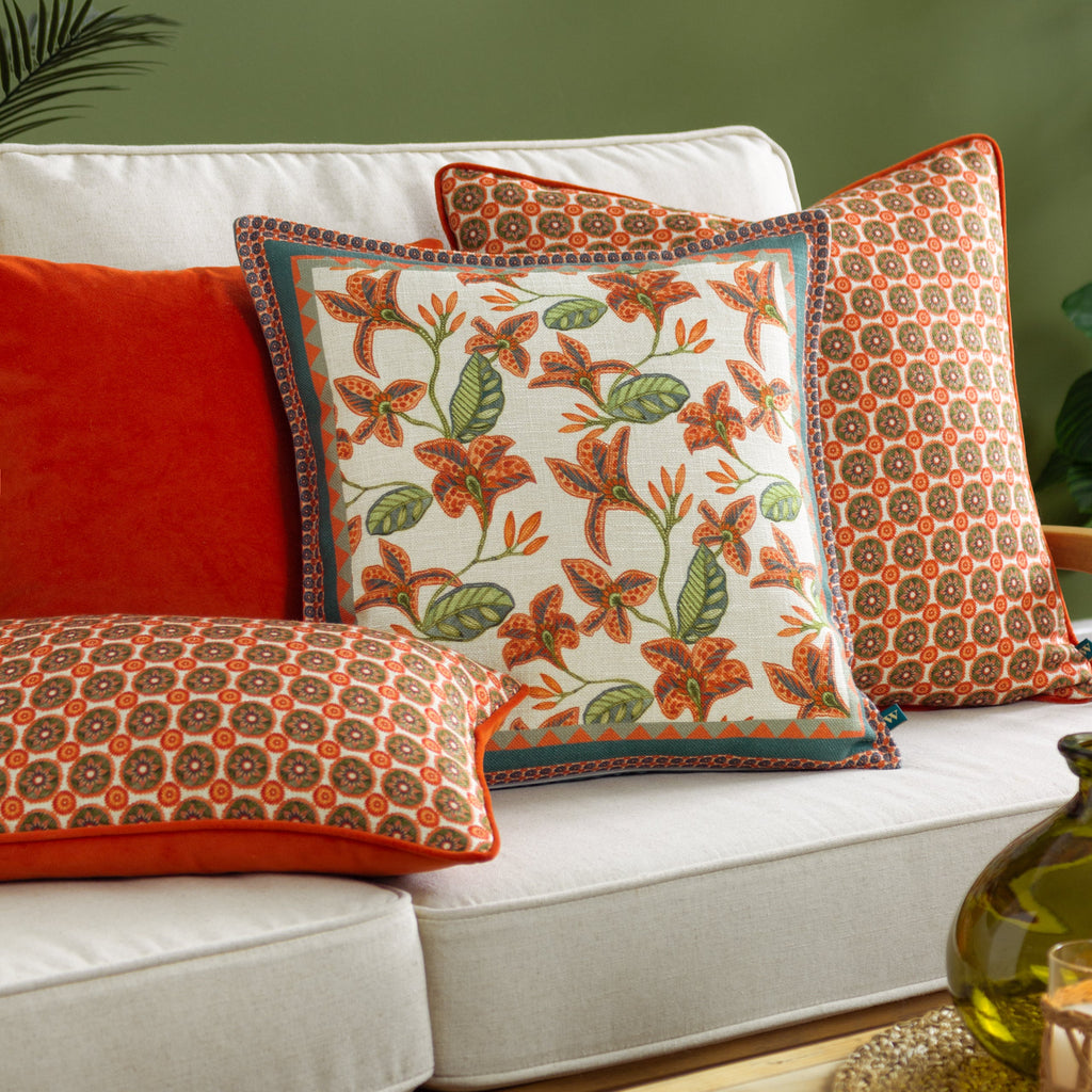 Zala Floral Tropical Cushion