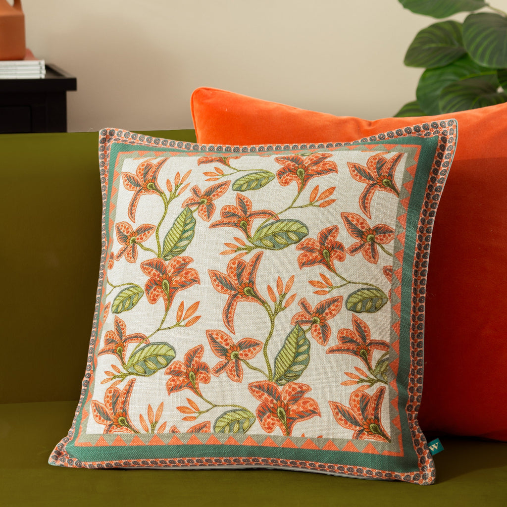 Zala Floral Tropical Cushion