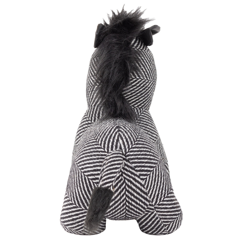 Zebra Jacquard Door Stop