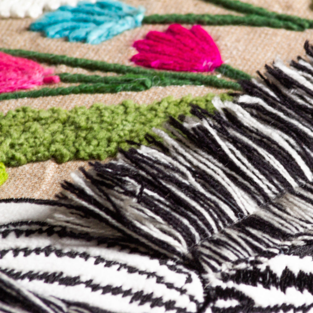 Zedra Embroidered Cushion