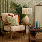 Zephyr Printed Velvet Cushion