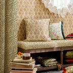 Zephyr Printed Velvet Cushion