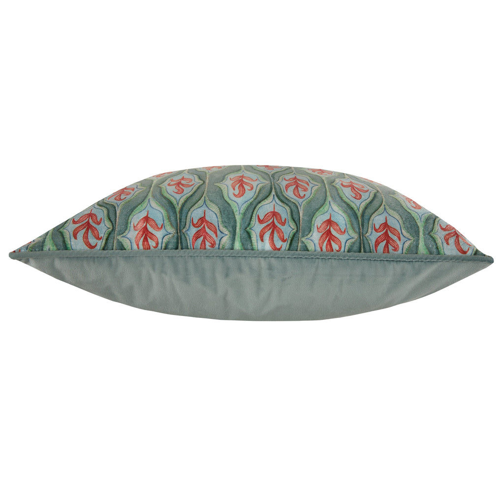 Zephyr Printed Velvet Cushion