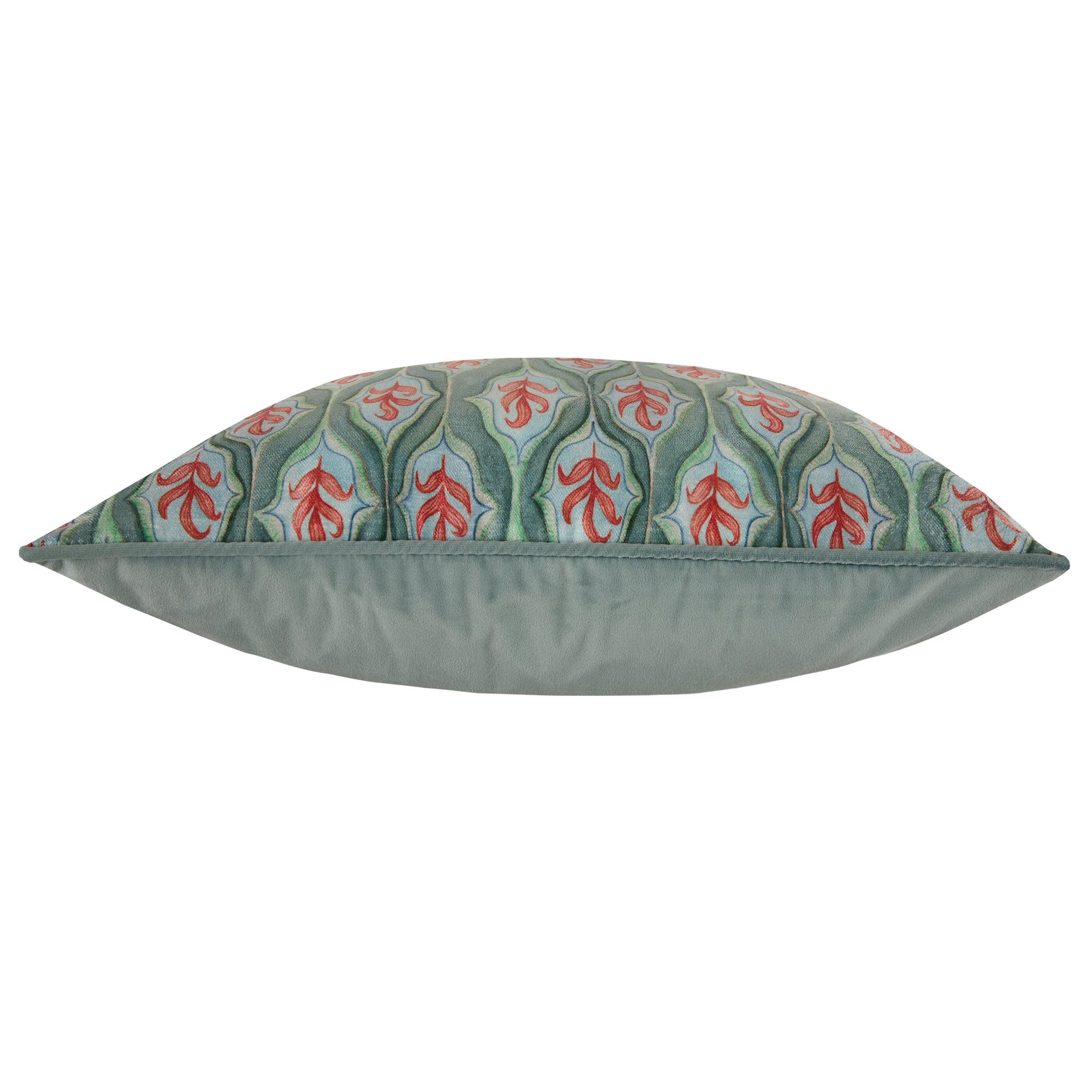 Zephyr Printed Velvet Cushion