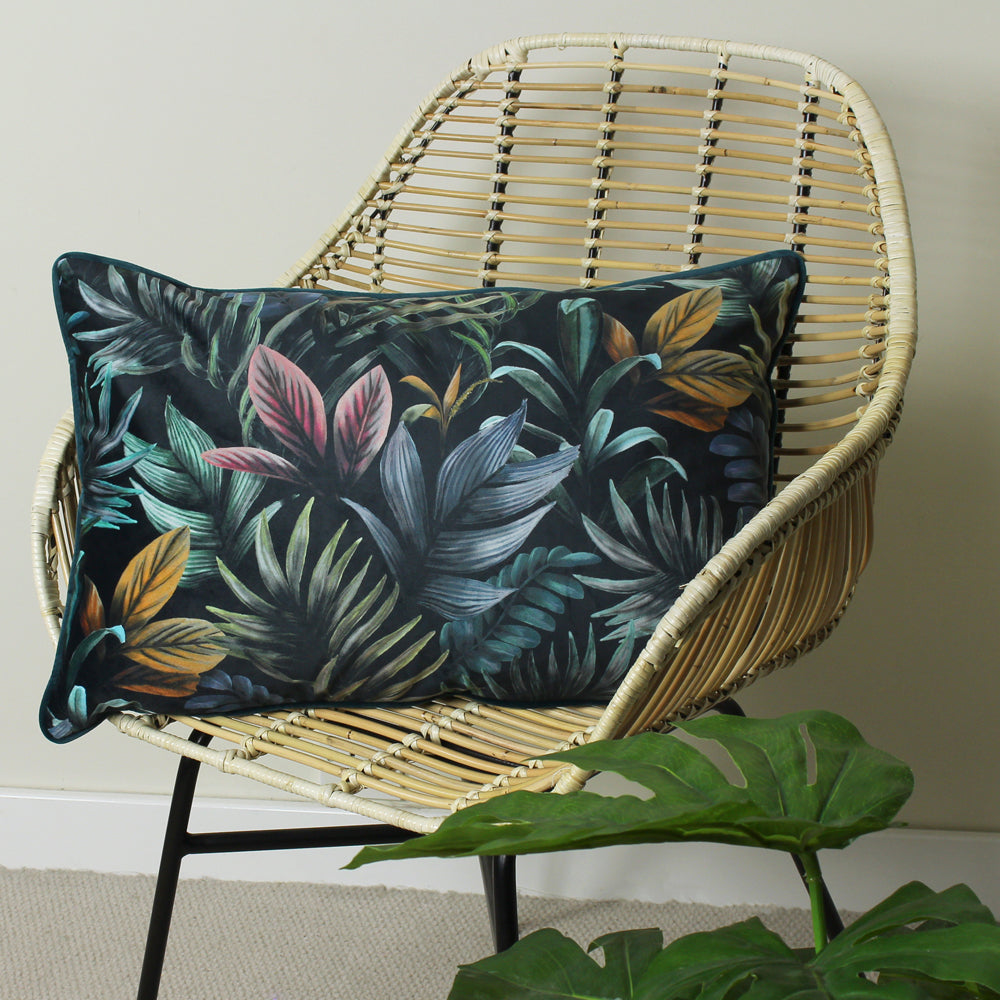 Zinara Leaves Rectangular Cushion